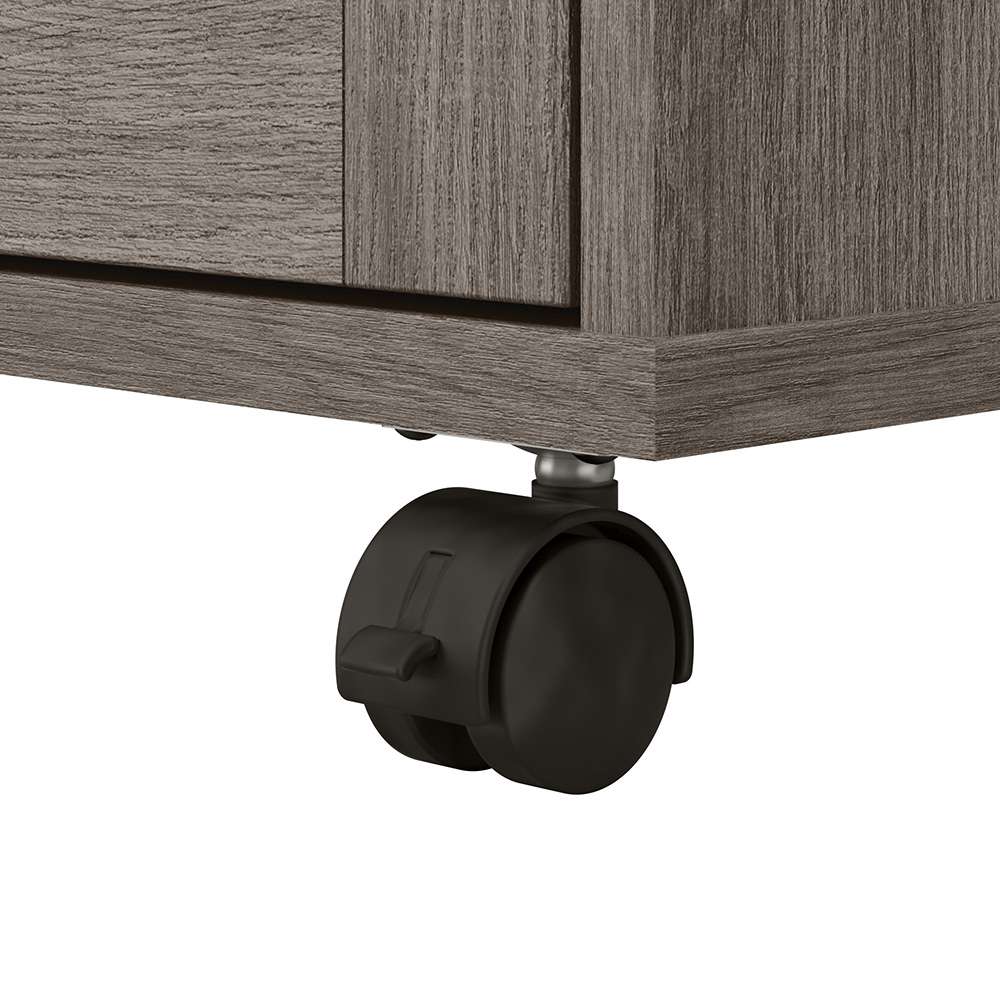 Bush Furniture - Cottage Grove 16W 2 Drawer Mobile Pedestal in Restored Gray - CGF116RTG-03 veiw 6