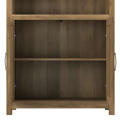 Bush Furniture - Cottage Grove 5 Shelf Bookcase in Reclaimed Pine - CGB132RCP-03 veiw 5