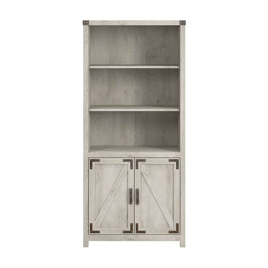Bush Furniture - Cottage Grove 5 Shelf Bookcase in White - CGB132CWH-03 veiw 2
