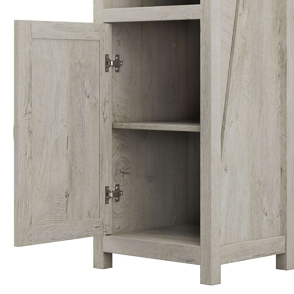 Bush Furniture - Cottage Grove 5 Shelf Bookcase in White - CGB132CWH-03 veiw 6