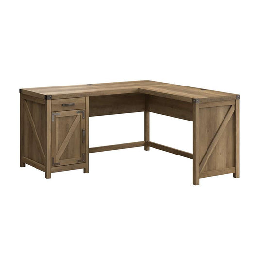 Bush Furniture - Cottage Grove 60W L Desk in Reclaimed Pine - CGD160RCP-03 veiw 1