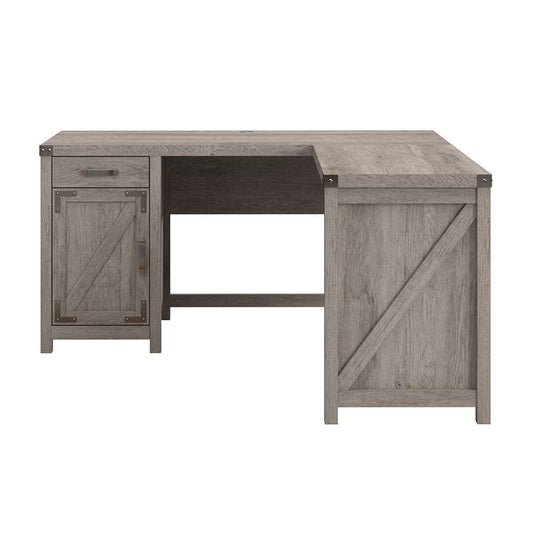Bush Furniture - Cottage Grove 60W L Desk in Restored Gray - CGD160RTG-03 veiw 2