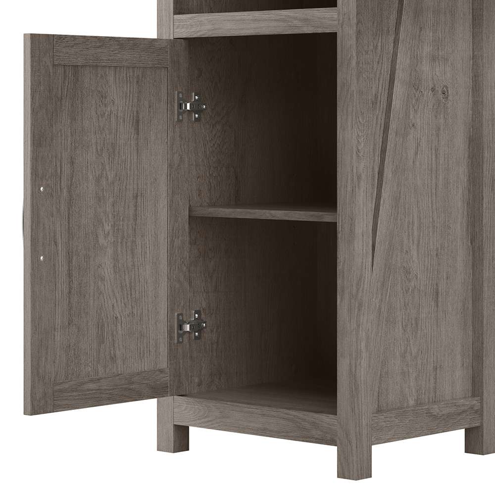 Bush Furniture - Cottage Grove 60W L Desk in Restored Gray - CGD160RTG-03 veiw 5