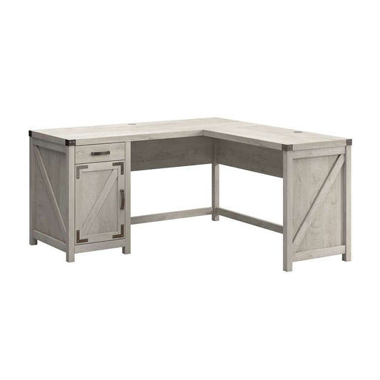 Bush Furniture - Cottage Grove 60W L Desk in White - CGD160CWH-03 veiw 1