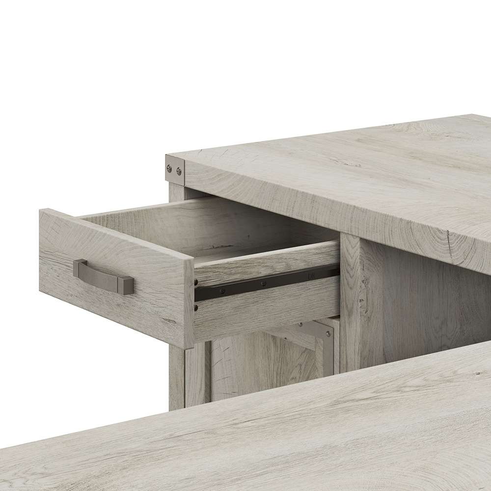 Bush Furniture - Cottage Grove 60W L Desk in White - CGD160CWH-03 veiw 6