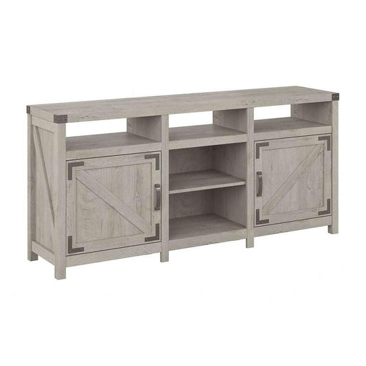 Bush Furniture - Cottage Grove 65W Farmhouse TV Stand for 70 Inch TV in Cottage White - CGV265CWH-03 veiw 1