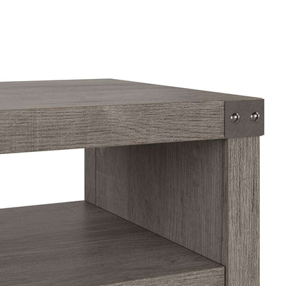 Bush Furniture - Cottage Grove 65W Farmhouse TV Stand for 70 Inch TV in Restored Gray - CGV265RTG-03 veiw 8