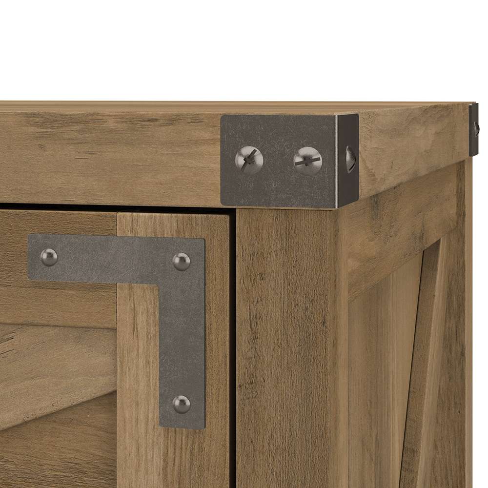 Bush Furniture - Cottage Grove Lateral File in Reclaimed Pine - CGF129RCP-03 veiw 7