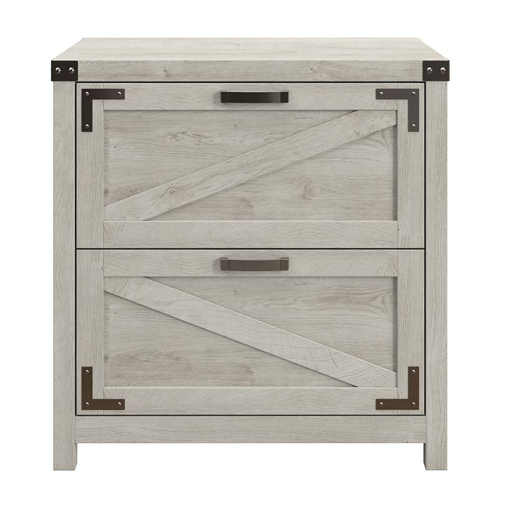 Bush Furniture - Cottage Grove Lateral File in White - CGF129CWH-03 veiw 2