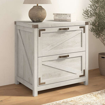 Bush Furniture - Cottage Grove Lateral File in White - CGF129CWH-03 veiw 3