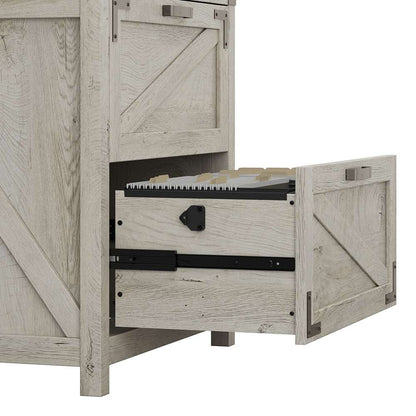 Bush Furniture - Cottage Grove Lateral File in White - CGF129CWH-03 veiw 5