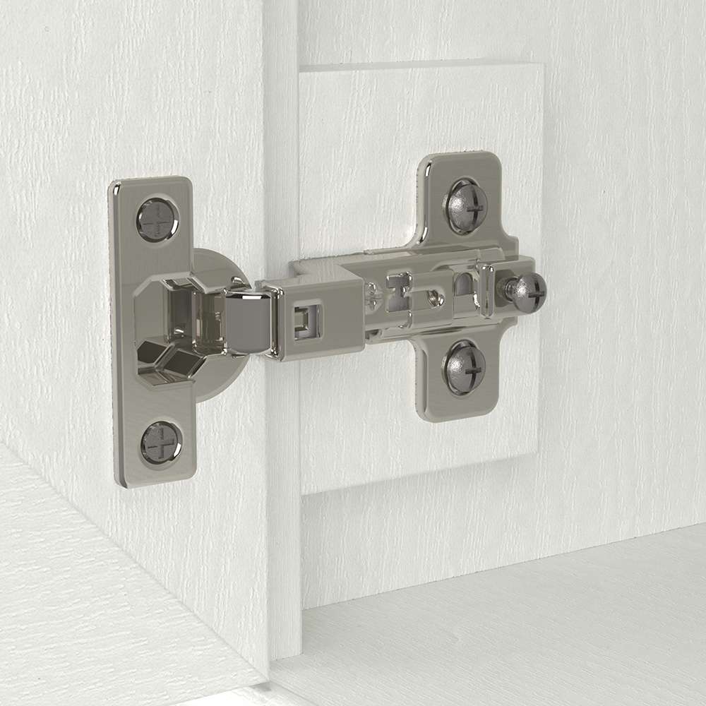 Bush Furniture - Woodland 40W Entryway Bench with Doors and Wall Mounted Coat Rack in White Ash - WDL009WAS veiw 7