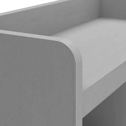 Bush Furniture - Woodland 40W Wall Mounted Coat Rack with Shelf in Cape Cod Gray - WDH340CG-03 veiw 7