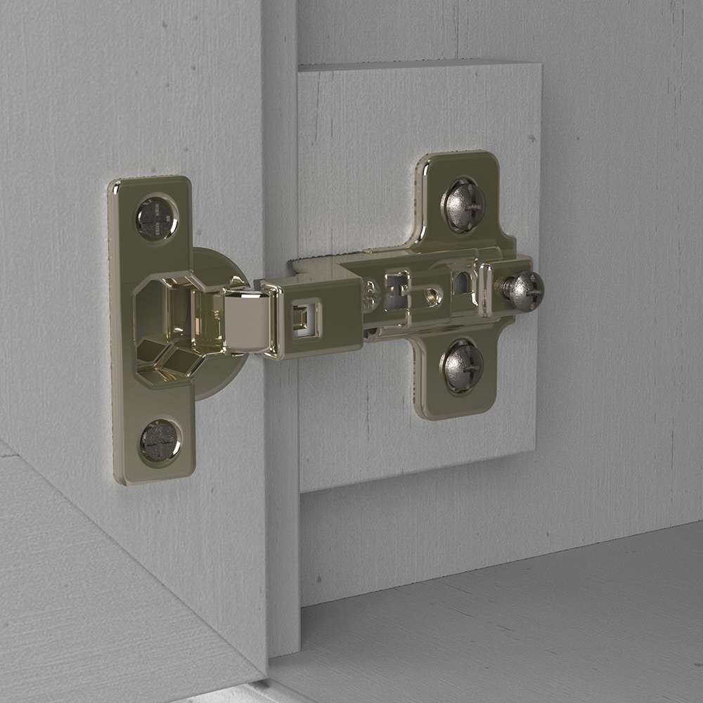 Bush Furniture - Woodland Entryway Storage Set with Hall Trees and Shoe Bench with Doors in Cape Cod Gray - WDL011CG veiw 6