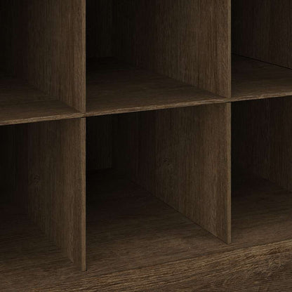 Bush Furniture - Woodland Entryway Storage Set with Hall Trees and Shoe Bench with Drawers in Ash Brown - WDL012ABR veiw 3