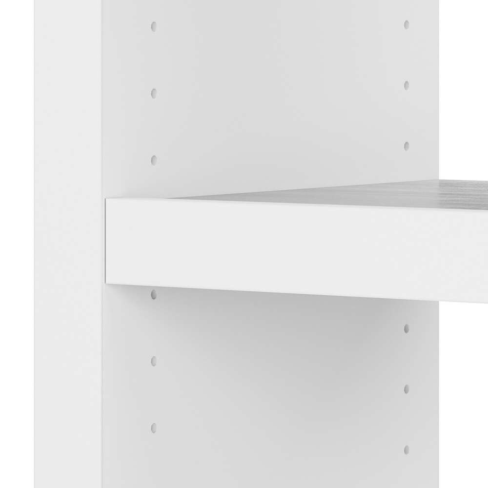 Bush Business Furniture - Echo 56W Dining Table in Pure White and Modern Gray - ECH021WHMG veiw 4