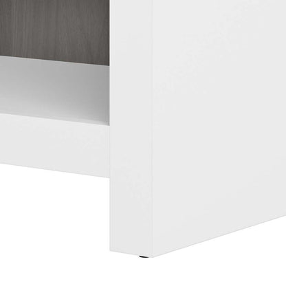 Bush Business Furniture - Echo 56W Dining Table in Pure White and Modern Gray - ECH021WHMG veiw 5
