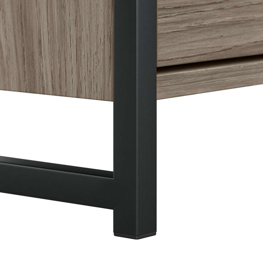 Bush Furniture - Atria 6 Drawer Dresser with Mirror in Modern Hickory - ATR015MH veiw 7