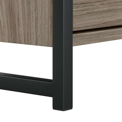 Bush Furniture - Atria 6 Drawer Dresser with Mirror in Modern Hickory - ATR015MH veiw 7