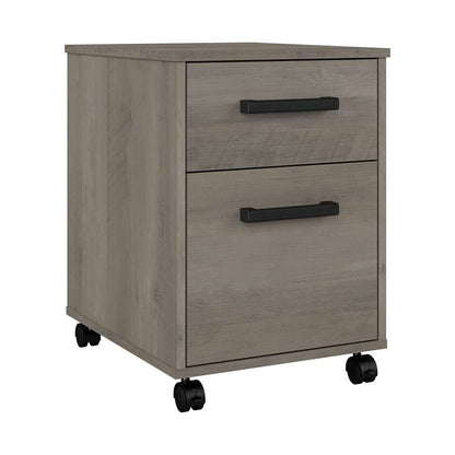 Bush Furniture - City Park 2 Drawer Mobile File Cabinet in Driftwood Gray - CPF116DG-03 veiw 1