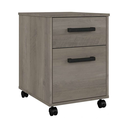Bush Furniture - City Park 2 Drawer Mobile File Cabinet in Driftwood Gray - CPF116DG-03 veiw 1