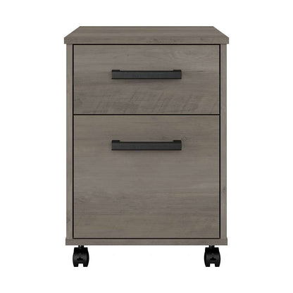 Bush Furniture - City Park 2 Drawer Mobile File Cabinet in Driftwood Gray - CPF116DG-03 veiw 2