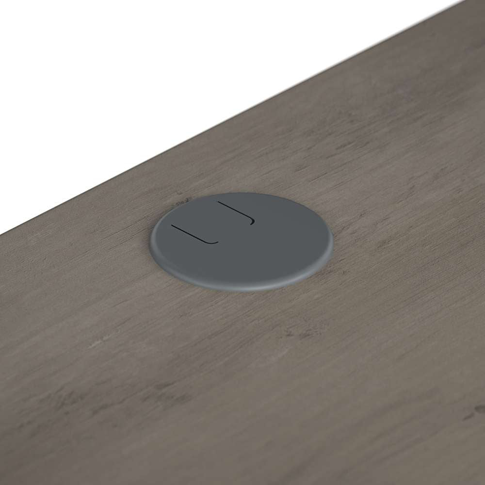 Bush Furniture - City Park 60W Industrial Writing Desk in Driftwood Gray - CPD160DG-03 veiw 5