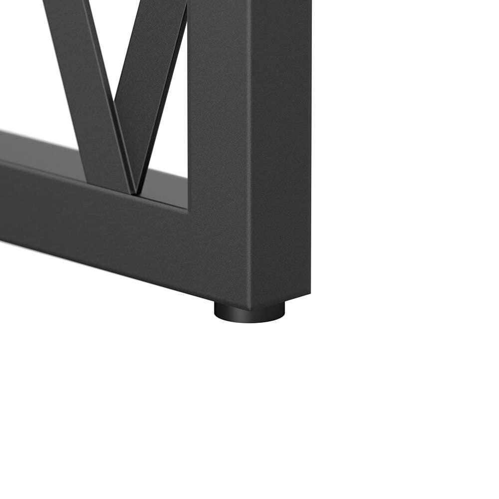 Bush Furniture - City Park 60W Industrial Writing Desk in Driftwood Gray - CPD160DG-03 veiw 7