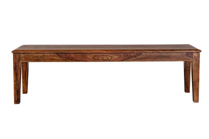 Porter Designs - Sonora Solid Sheesham Wood Dining Bench, Brown - 07-116-13-802H veiw 2