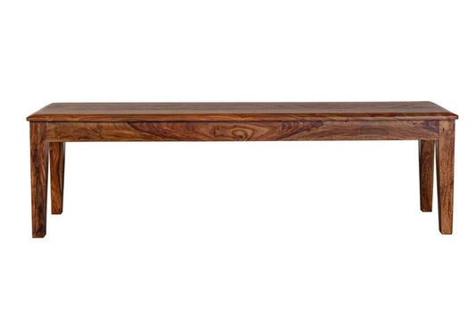 Porter Designs - Sonora Solid Sheesham Wood Dining Bench, Brown - 07-116-13-802H veiw 2