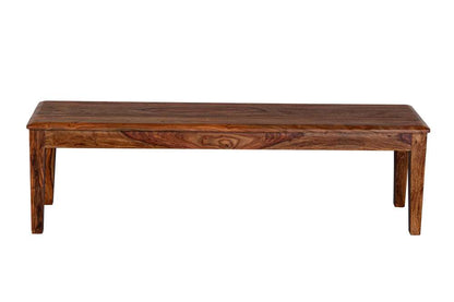 Porter Designs - Sonora Solid Sheesham Wood Dining Bench, Brown - 07-116-13-802H veiw 4
