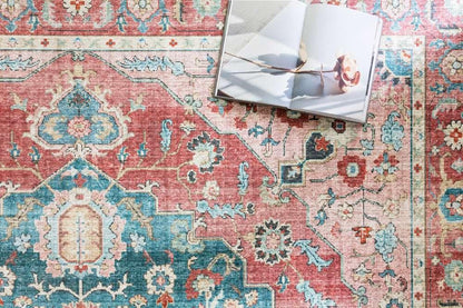 Loloi - Skye Brick / Ocean 18in x 18in Sample Rug - SKYESKY-05BKOC160S veiw 3