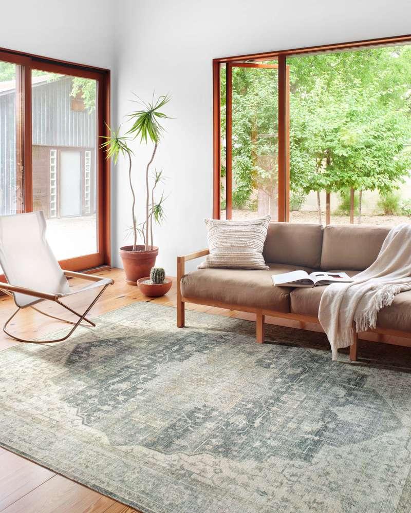 Loloi - Skye Charcoal / Dove 18in x 18in Sample Rug - SKYESKY-12CCDV160S veiw 2