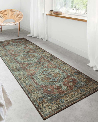 Loloi - Skye Terracotta / Sky 2-0in x 5-0in Accent Rug - SKYESKY-07TCSC2050 veiw 3