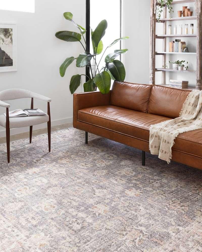 Loloi - Skye Grey / Apricot 2-3in x 3-9in Accent Rug - SKYESKY-01GYAP2339 veiw 2