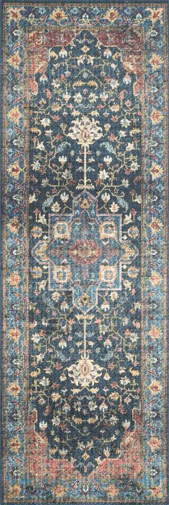 Loloi - Skye Denim / Brick 2-6in x 10-0in Runner Rug - SKYESKY-08DEBK26A0 veiw 1