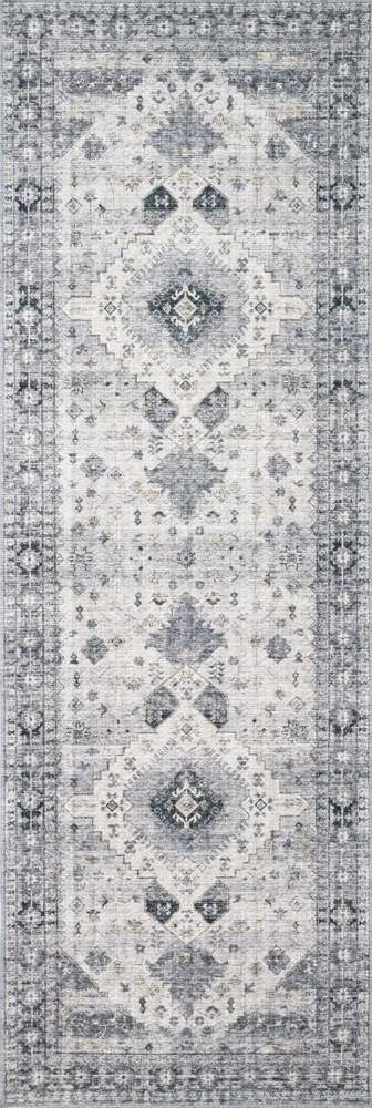 Loloi - Skye Silver / Grey 2-6in x 10-0in Runner Rug - SKYESKY-02SIGY26A0 veiw 1