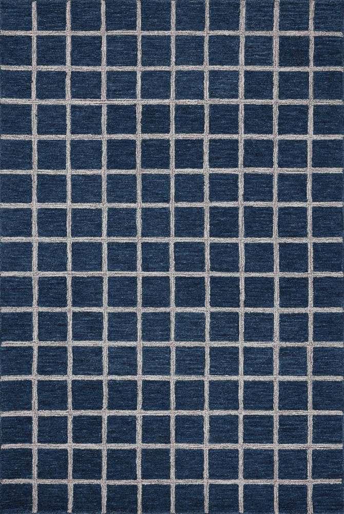 Chris Loves Julia x Loloi - Polly Navy / Silver 2-6in x 7-6in Runner Rug - POLLPOL-05NVSI2676 veiw 1