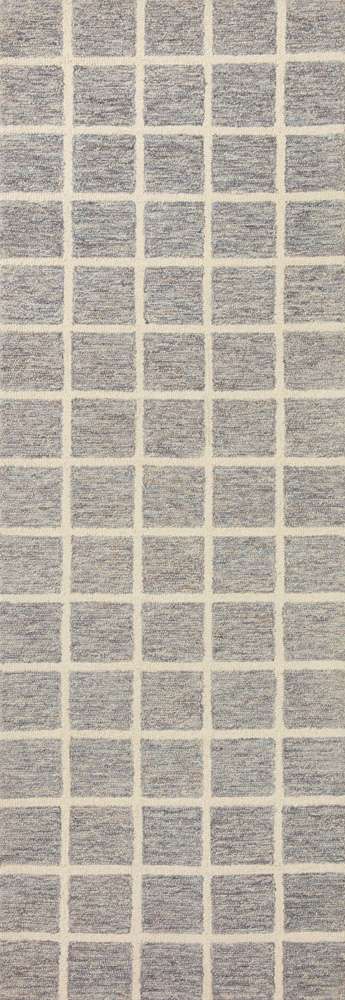 Chris Loves Julia x Loloi - Polly Slate / Ivory 2-6in x 7-6in Runner Rug - POLLPOL-05SLIV2676 veiw 1