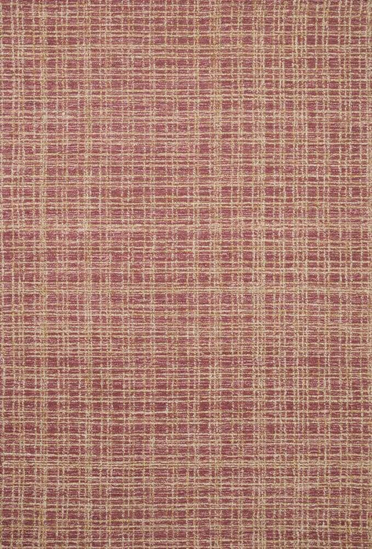 Chris Loves Julia x Loloi - Polly Berry / Natural 3-6in x 5-6in Accent Rug - POLLPOL-03BYNA3656 veiw 1