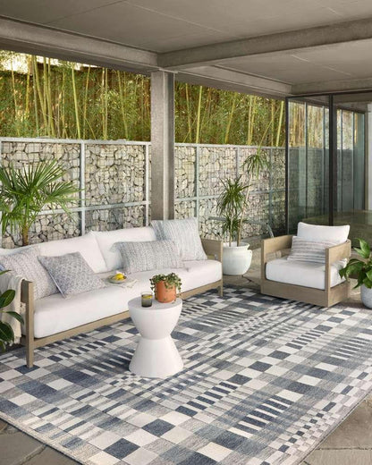 Loloi - Rainier Ivory / Denim 11-6in x 15 Area Rug - RANERAI-04IVDEB6F0 veiw 2