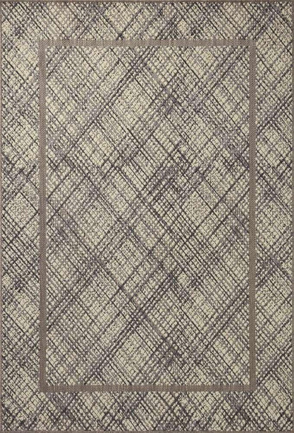 Loloi - Rainier Ivory / Charcoal 18in x 18in Sample Rug - RANERAI-10IVCC160S veiw 1