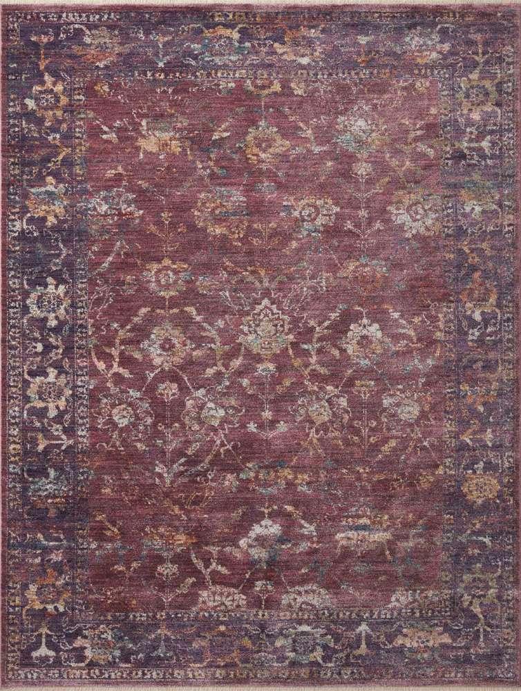 Loloi - Giada Grape / Multi 18in x 18in Sample Rug - GIADGIA-02GPML160S veiw 1