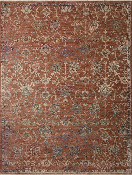 Loloi - Giada Terracotta / Multi 18in x 18in Sample Rug - GIADGIA-05TCML160S veiw 1