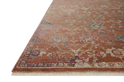 Loloi - Giada Terracotta / Multi 18in x 18in Sample Rug - GIADGIA-05TCML160S veiw 3