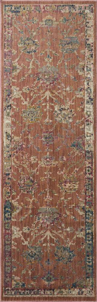 Loloi - Giada Terracotta / Multi 2-7in x 10-0in Runner Rug - GIADGIA-05TCML27A0 veiw 1