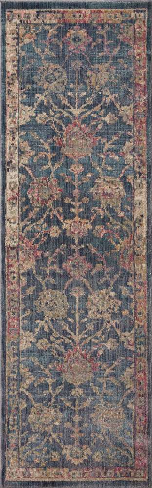 Loloi - Giada Navy / Multi 2-7in x 12-0in Runner Rug - GIADGIA-05NVML27C0 veiw 1
