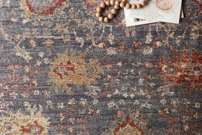 Loloi - Giada Grey / Multi 2-7in x 4 Accent Rug - GIADGIA-01GYML2740 veiw 3