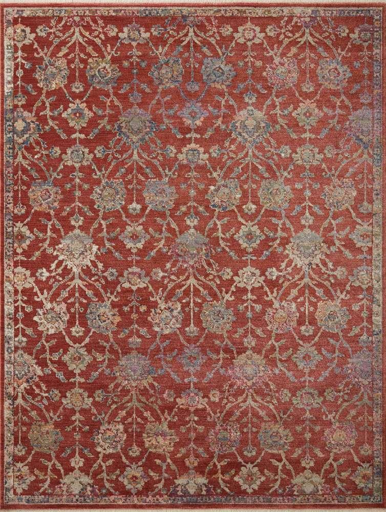 Loloi - Giada Red / Multi 6-3in x 9 Area Rug - GIADGIA-05REML6390 veiw 1