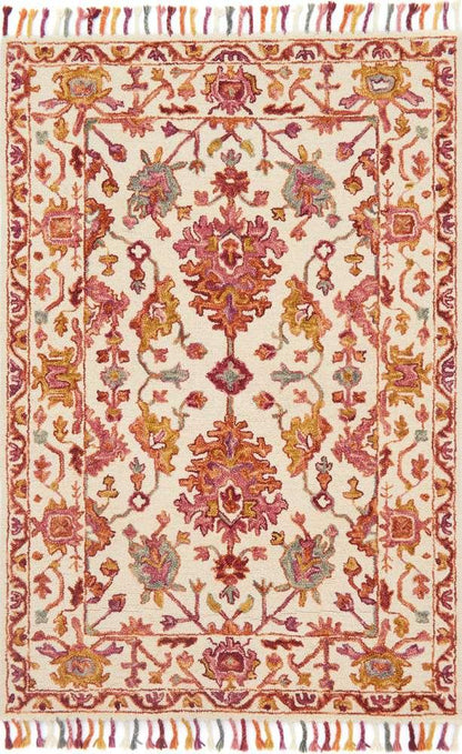 Loloi - Zharah Berry 18in x 18in Sample Rug - ZHARZR-06BY00160S veiw 1